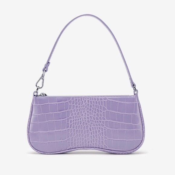 JW Pei Eva Shoulder Bag- Purple Croc - Picture 2 of 7